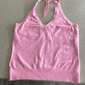 Gap ladies pink halter sweater top